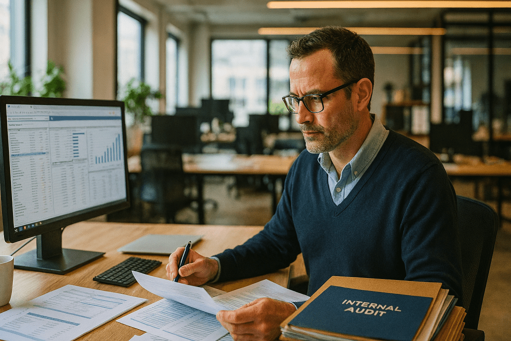 مهام وظيفة مدقق حسابات داخلي