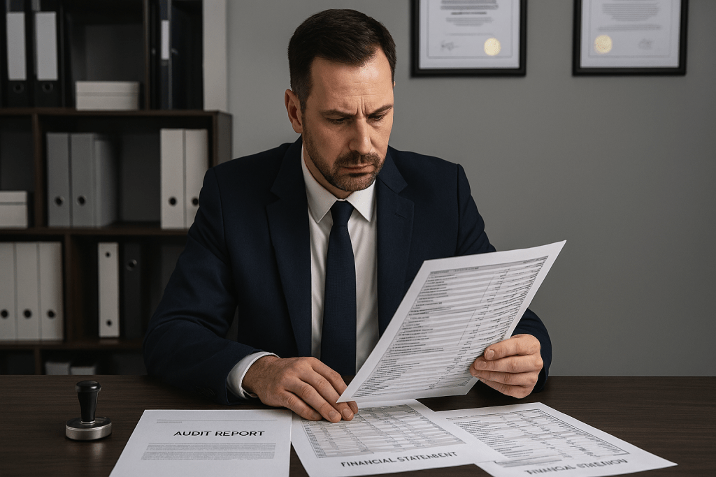 مهام وظيفة مدقق حسابات قانوني