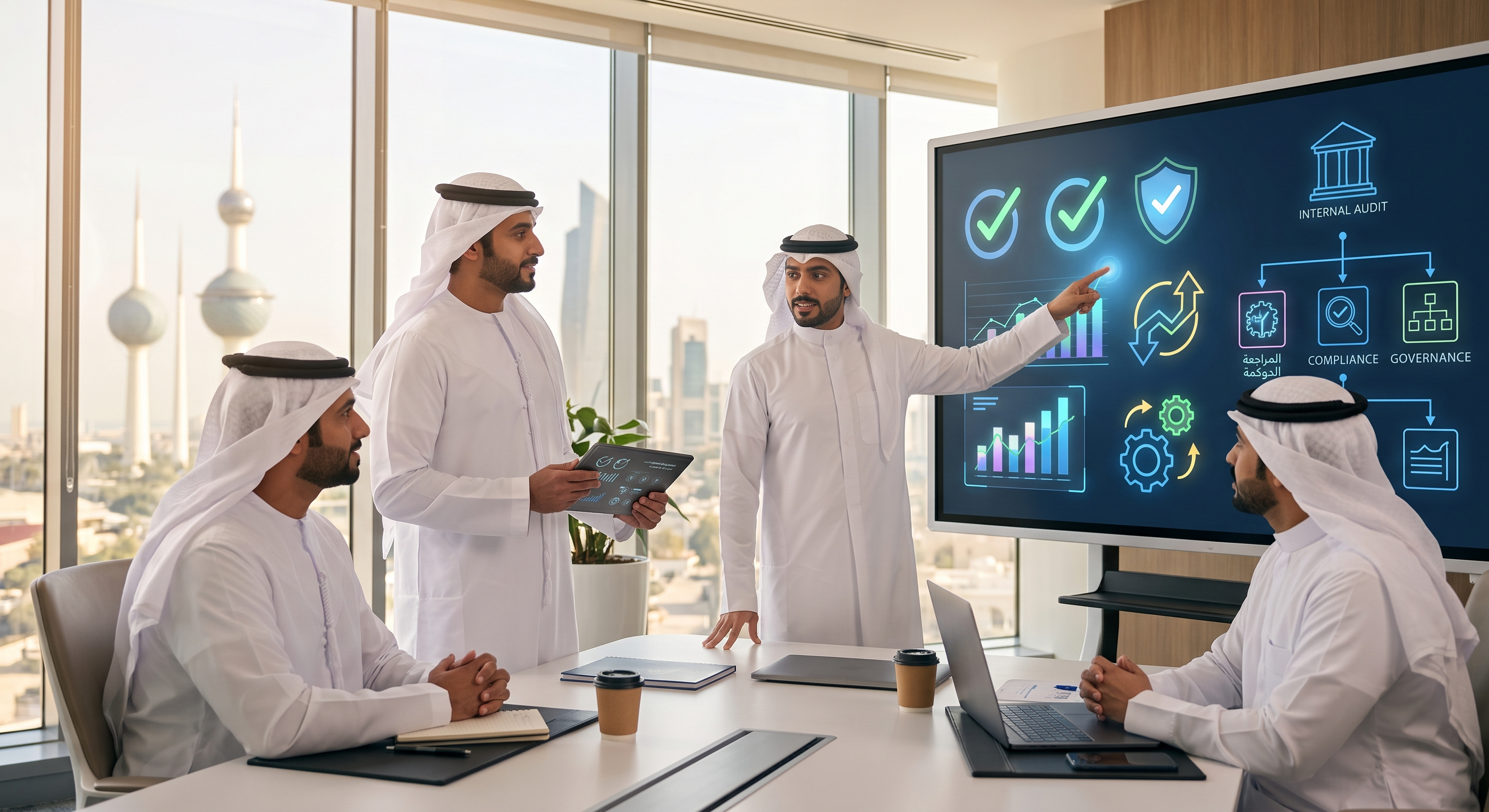 خدمات المراجعة الداخلية والالتزام والرقابة